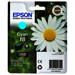 Epson Daisy 18 Colour Ink Cartridge Cyan